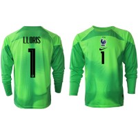 France Hugo Lloris #1 Goalkeeper Replica Away Shirt World Cup 2022 Long Sleeve